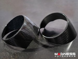 Alfa Romeo Giulia Interior Air Vent Cover Trim Kit - Carbon Fiber - Front Set - Feroce Carbon